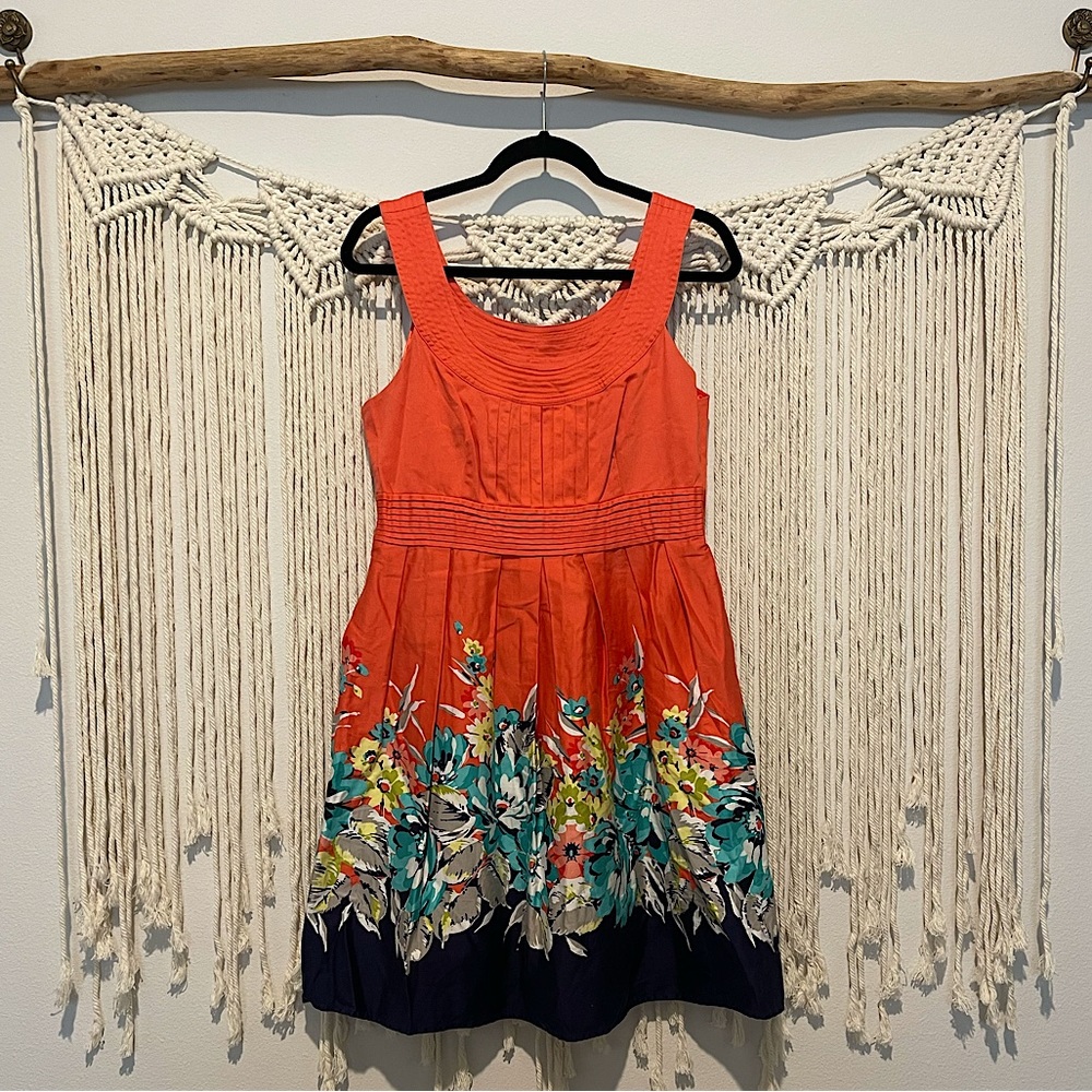 Spense Floral Dress With Pockets Size 10 - Picture 1 of 10